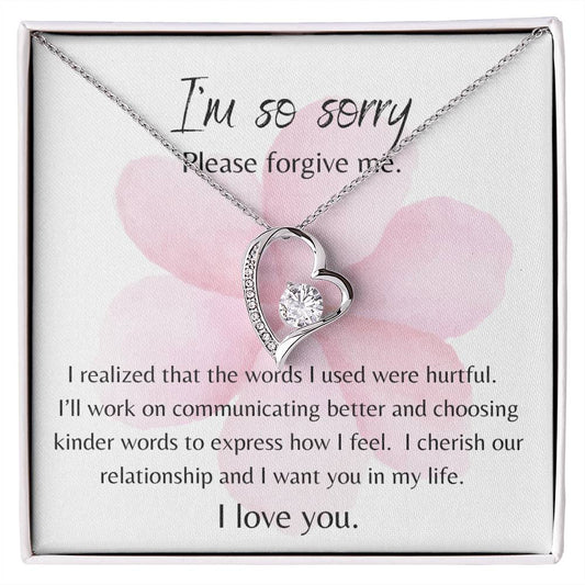 FOREVER LOVE: APOLOGIES