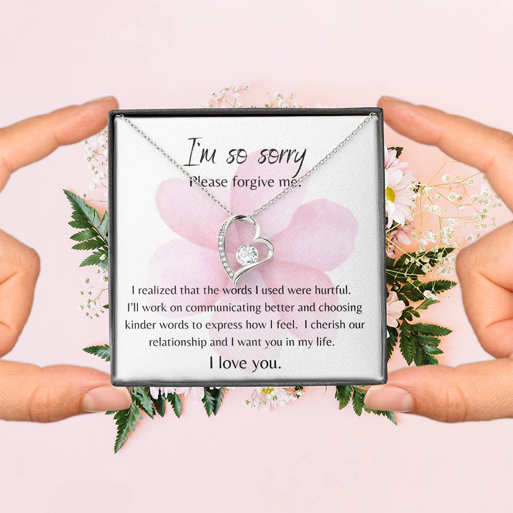 FOREVER LOVE: APOLOGIES