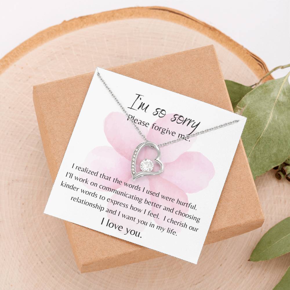 FOREVER LOVE: APOLOGIES